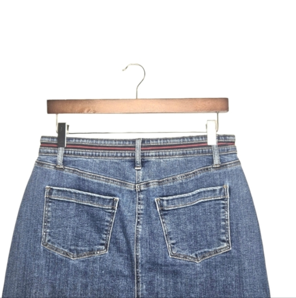 Talbots Denim Skirt. Straight. Size 2. Blue. - Picture 9 of 11